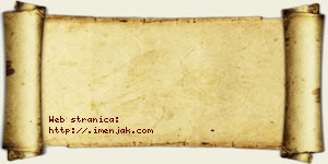 Kokan Bzenić vizit kartica